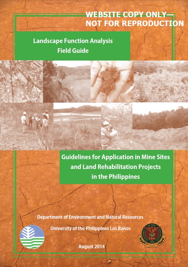 Landscape Function Analysis Field Guide Cover